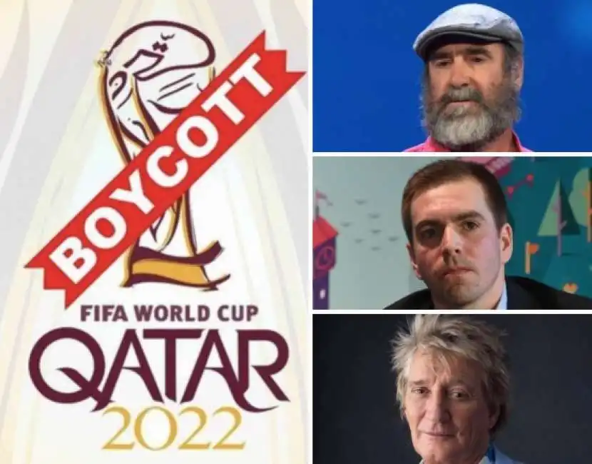 eric cantona philpp lahm rod stewart boycott qatar 