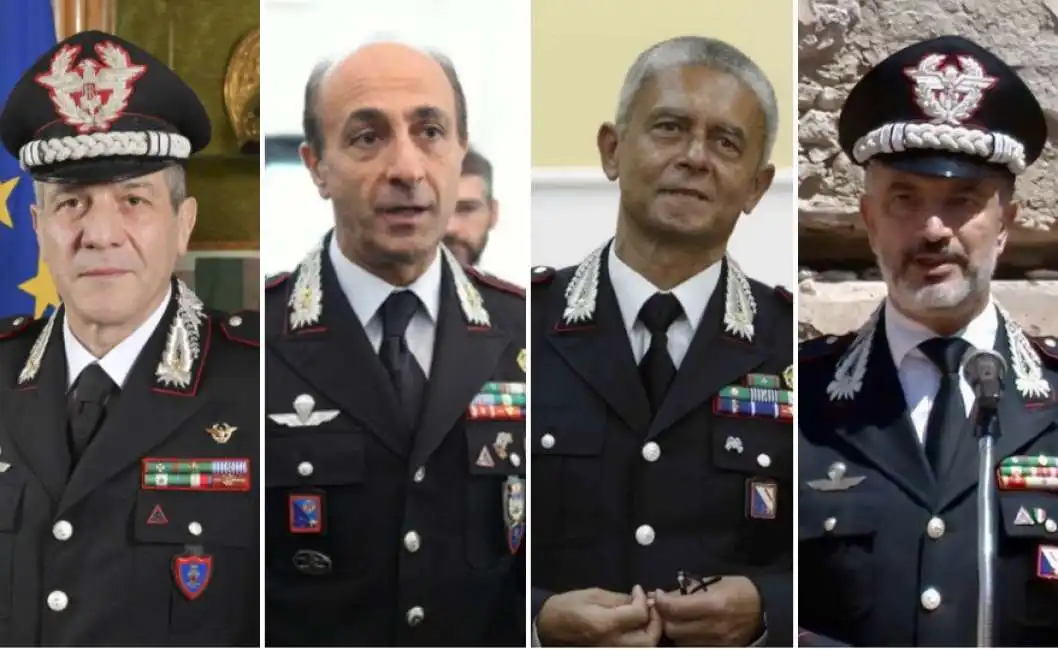 generali carabinieri salvatore luongo mario cinque antonio de vita maurizio stefanizzi 