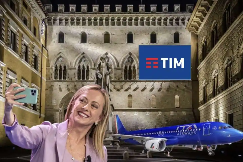 giorgia meloni ita mps tim 