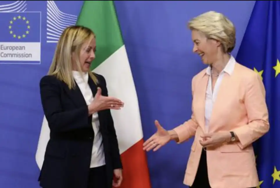 giorgia meloni ursula von der leyen