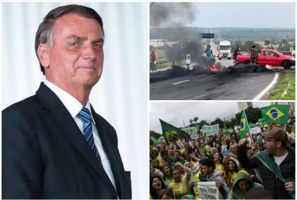 jair bolsonaro proteste brasile blocchi stradali