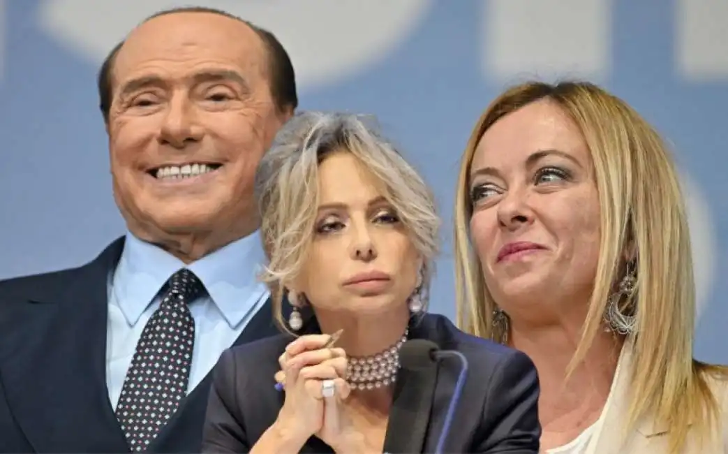 marina silvio berlusconi giorgia meloni