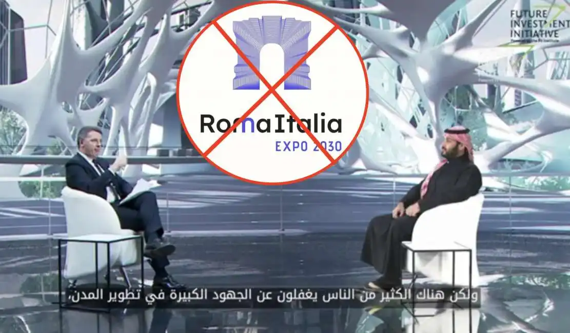 matteo renzi mohammed bin salman roma expo 2030 