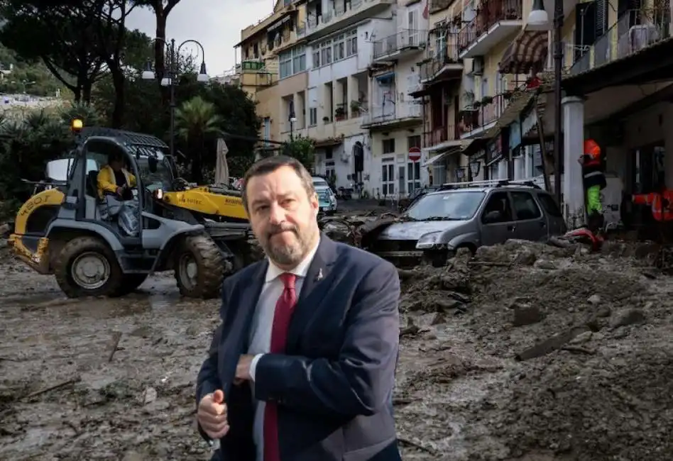 matteo salvini casamicciola ischia