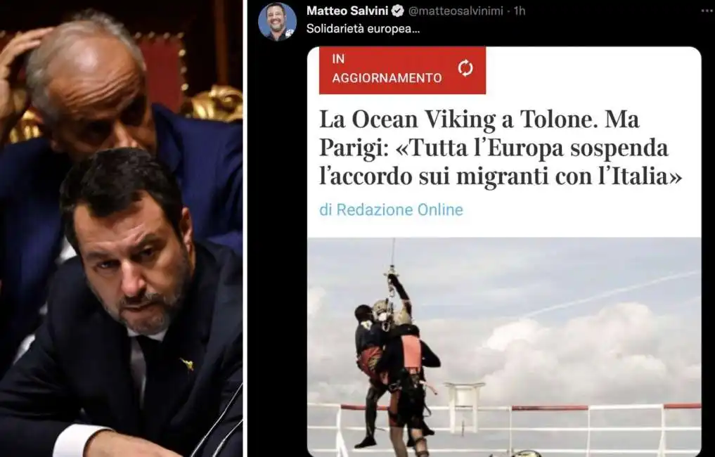 matteo salvini piantedosi 