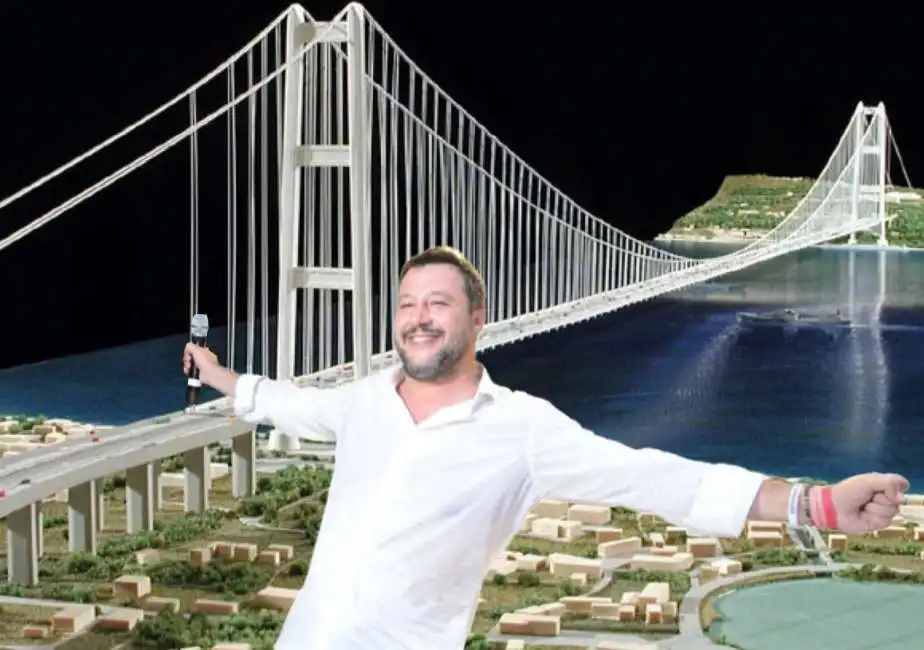 matteo salvini ponte stretto di messina 