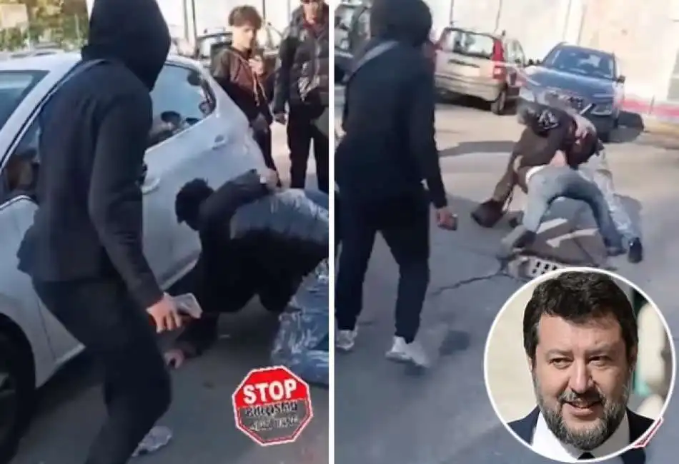 matteo salvini rissa parma