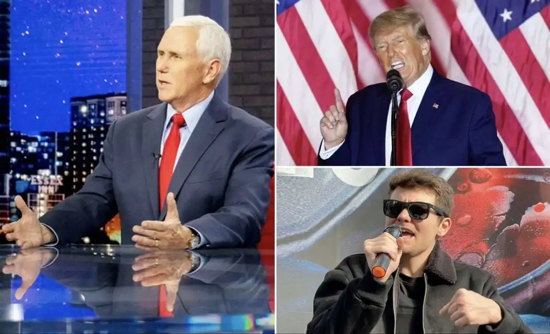 mike pence donald trump nick fuentes