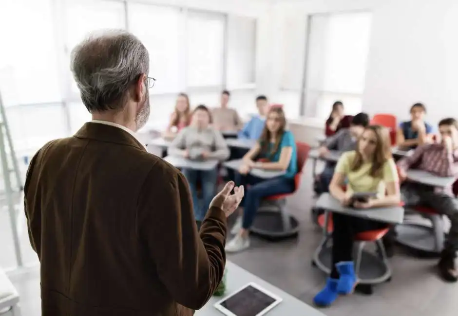 professore in classe