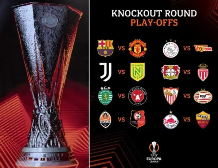 sorteggio sedicesimi di finale europa league 2022