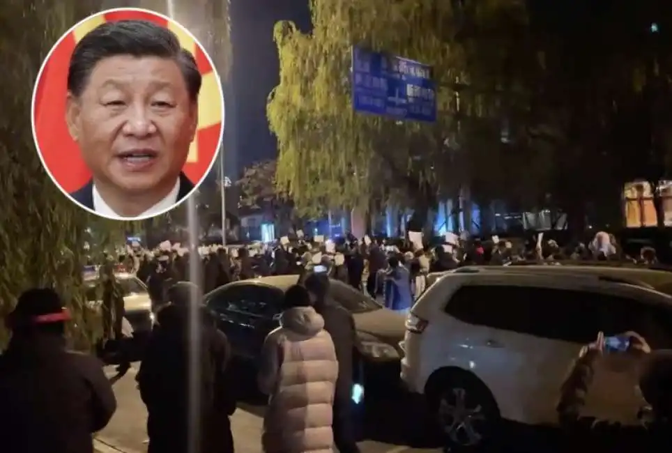 xi jinping proteste cina shanghai 