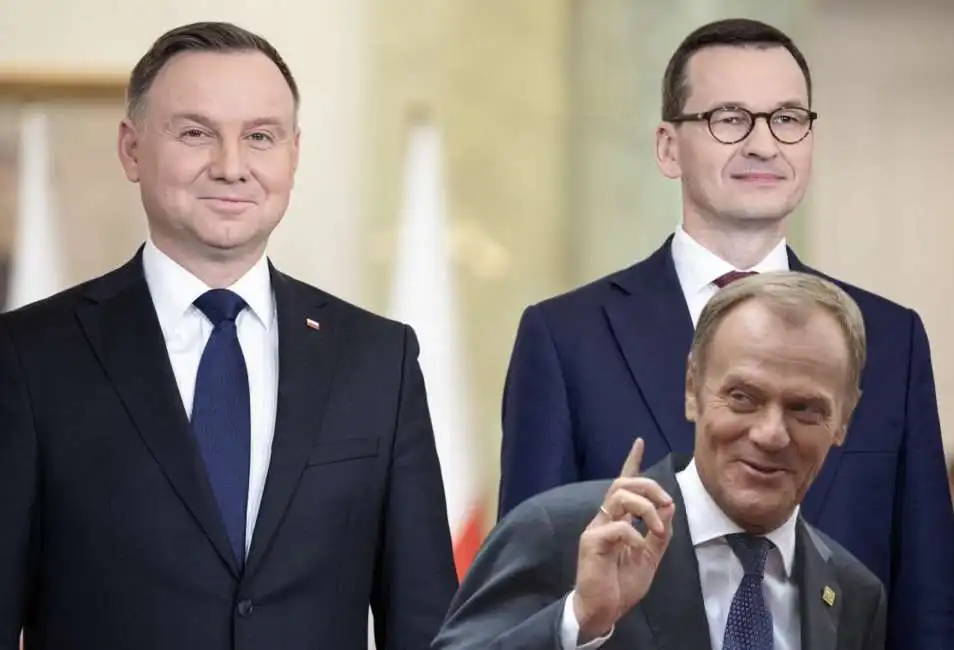 andrzej duda mateusz morawiecki donald tusk 