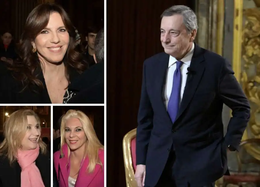 annalisa bruchi serena bortone eleonora daniele mario draghi 