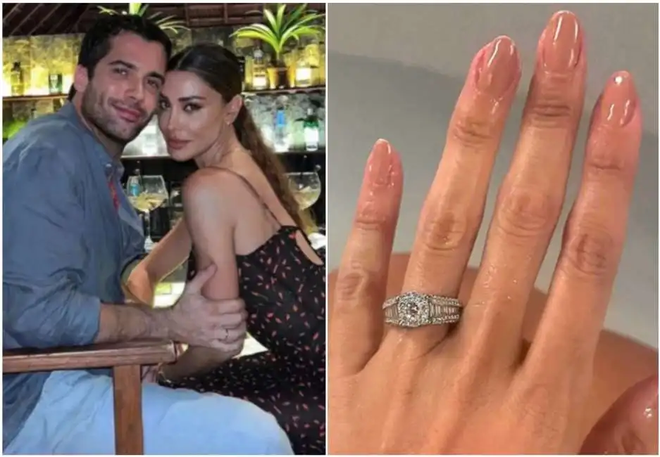 belen rodriguez sposa elio lorenzoni anello