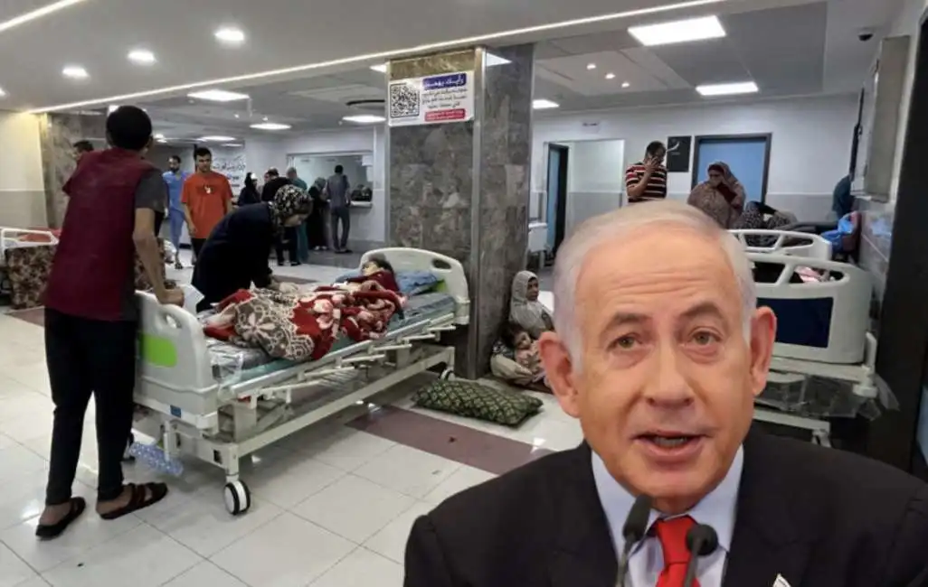 benjamin netanyahu israele gaza ospedale al shifa 