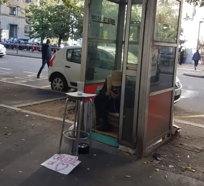 clochard a milano