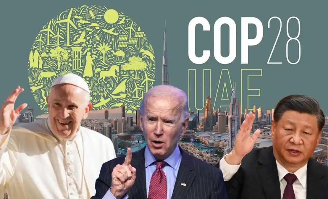 cop28 dubai papa francesco joe biden xi jinping