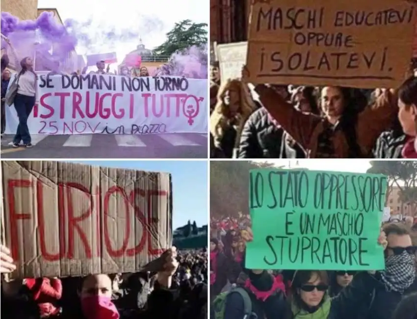 femministe femminismo manifestazione 