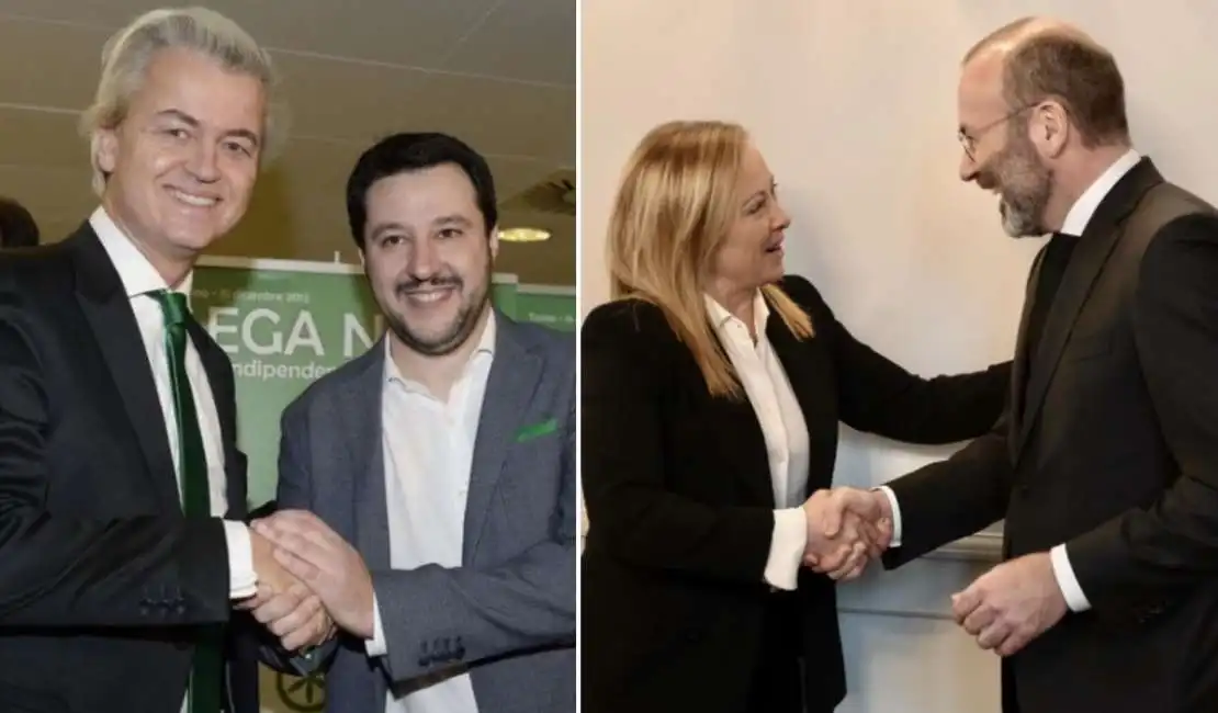 geert wilders matteo salvini giorgia meloni manfred weber 