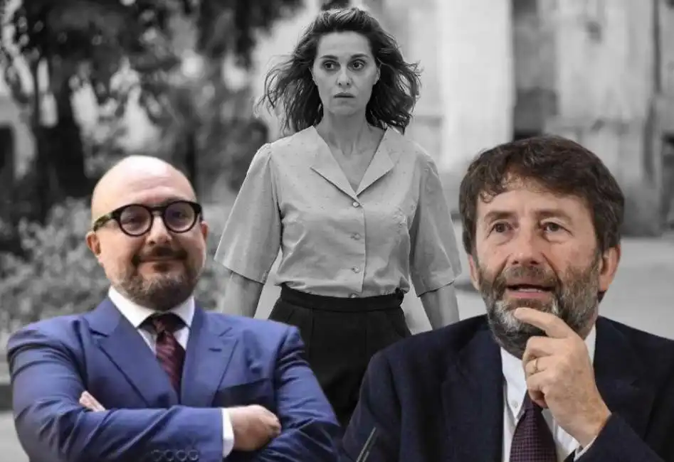 gennaro sangiuliano dario franceschini paola cortellesi ce c'e' ancora domani c e 