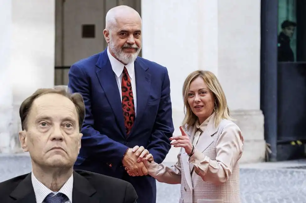 luca ciriani edi rama giorgia meloni 