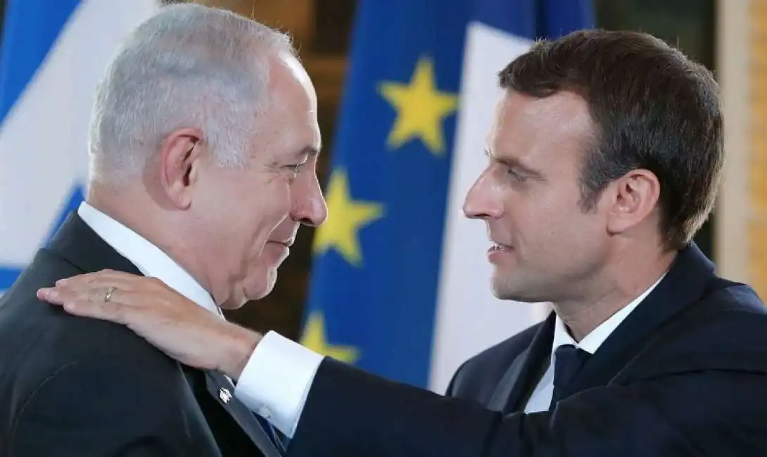 macron netanyahu