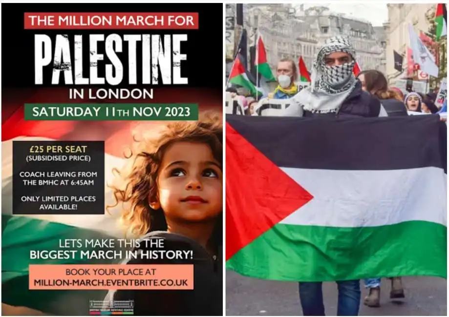 marcia per la palestina a londra