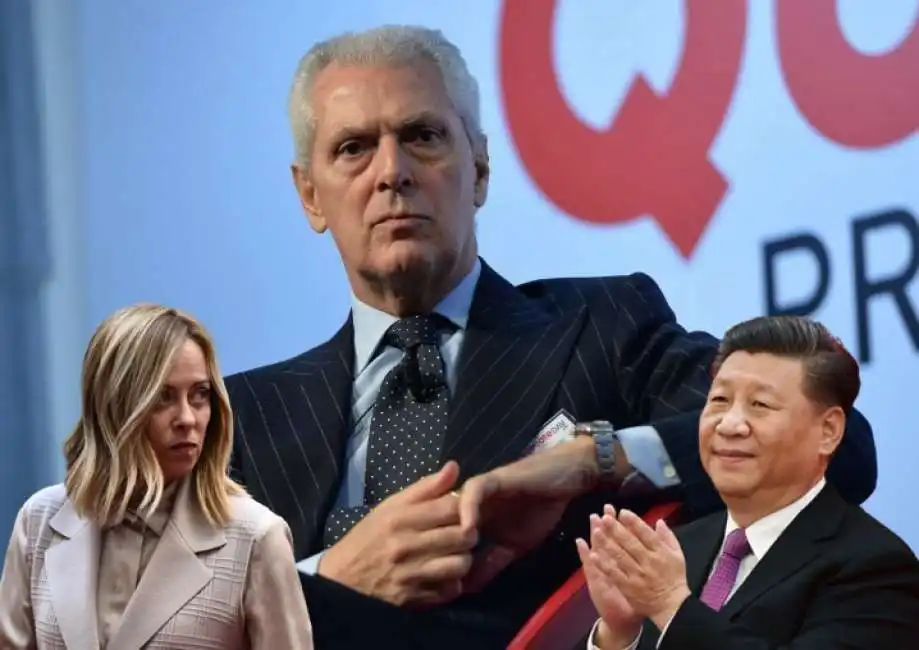 marco tronchetti provera giorgia meloni xi jinping