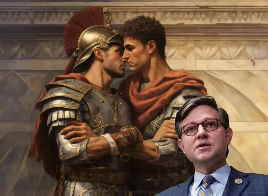 mike johnson gay omosessuali omosessualita antica roma impero romano 