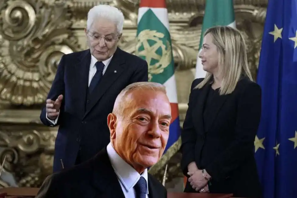 sergio mattarella giorgia meloni gianni letta