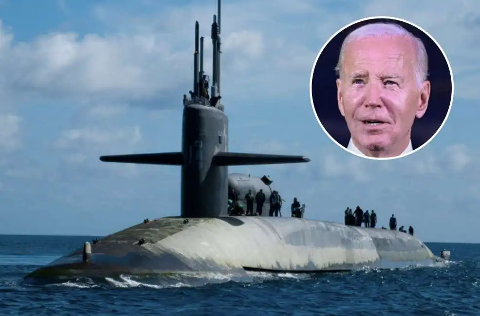 sottomarino nucleare ohio joe biden 