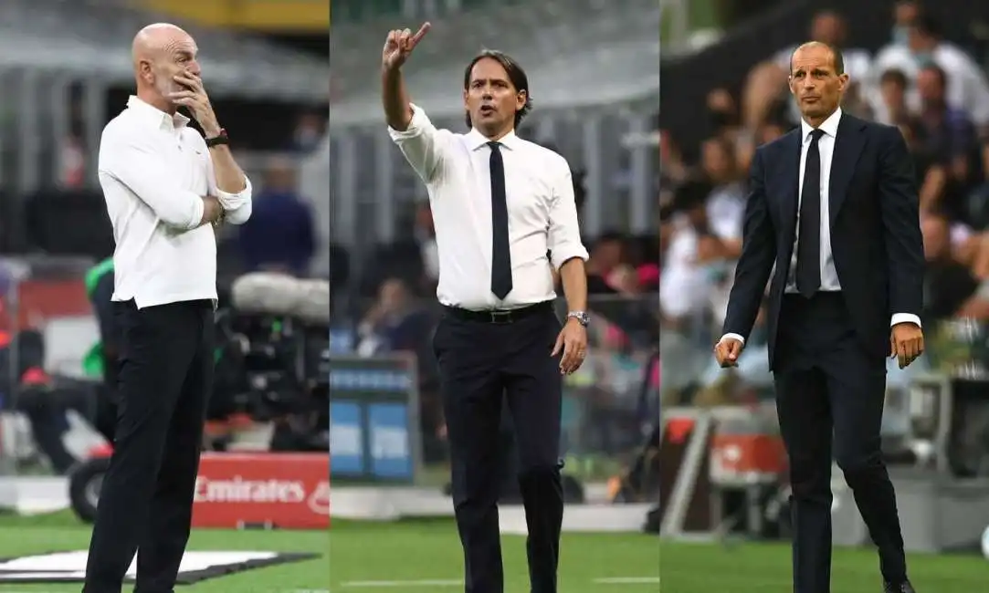 stefano pioli simone inzaghi max allegri