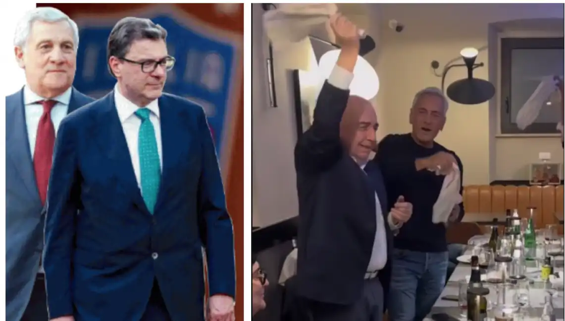 tajani giorgetti galliani gravina