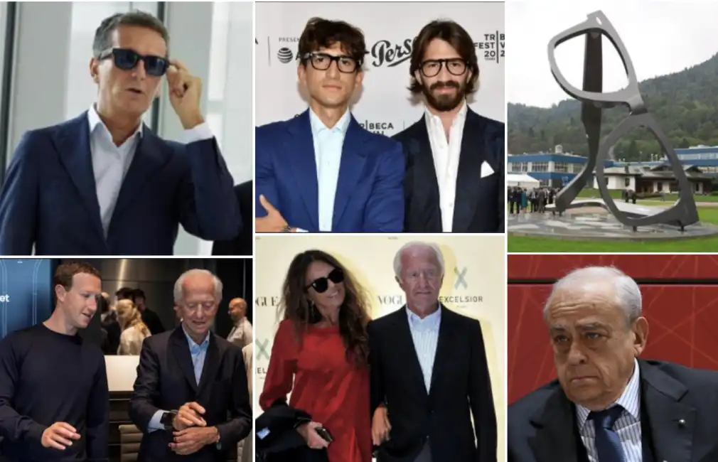 francesco milleri luxottica del vecchio eredi caltagirone