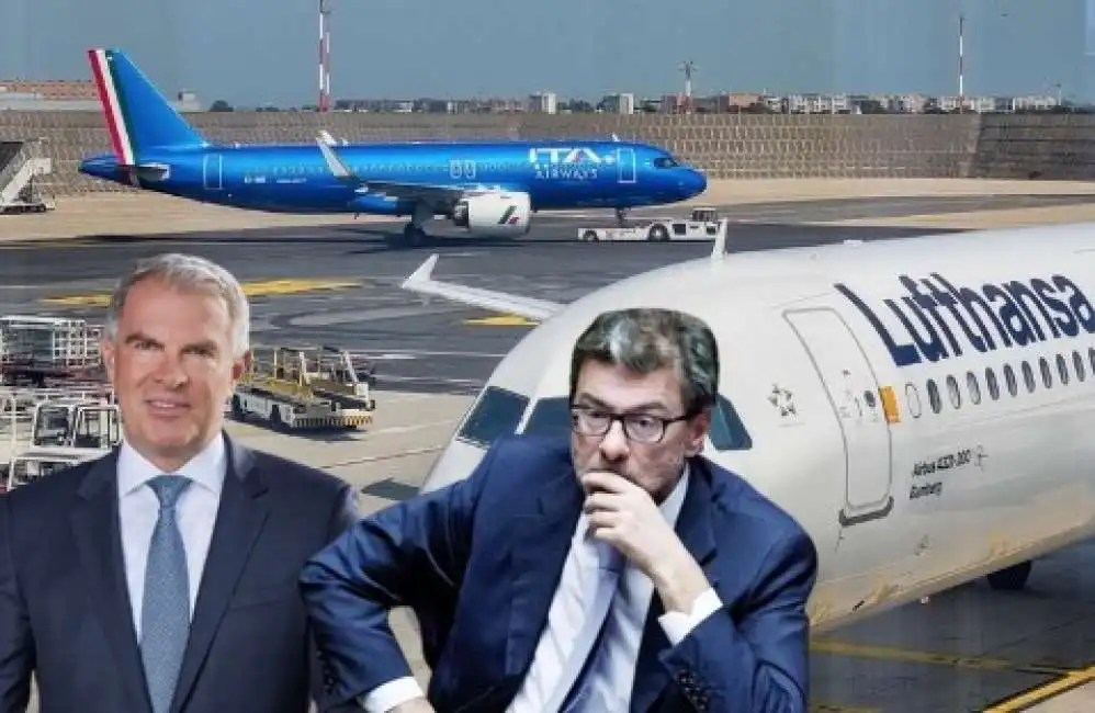 ita airways lufthansa giancarlo giorgetti carsten spohr