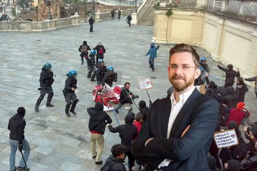 matteo lepore scontri bologna casapound polizia centri sociali 