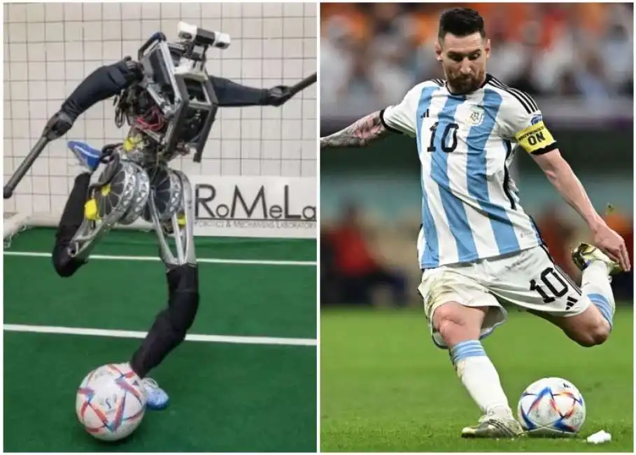 robot calciatore lionel messi