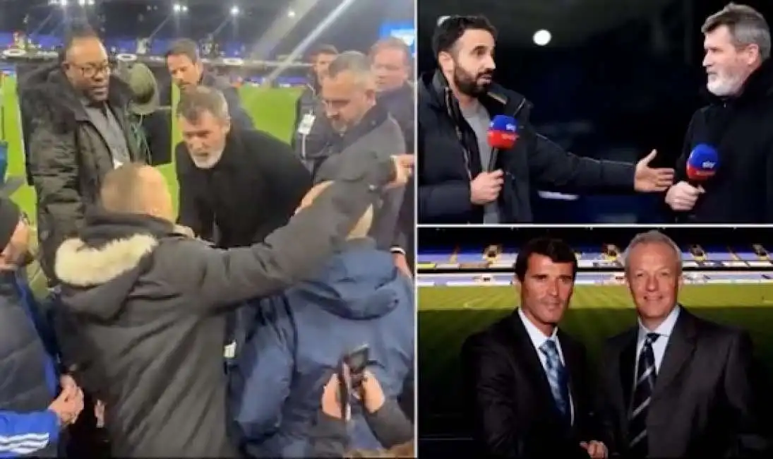 roy keane litiga con un tifoso 