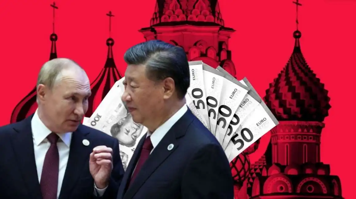 xi jinping vladimir putin soldi denaro rubli 