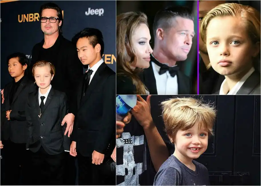 angelina jolie - brad pitt- shiloh 