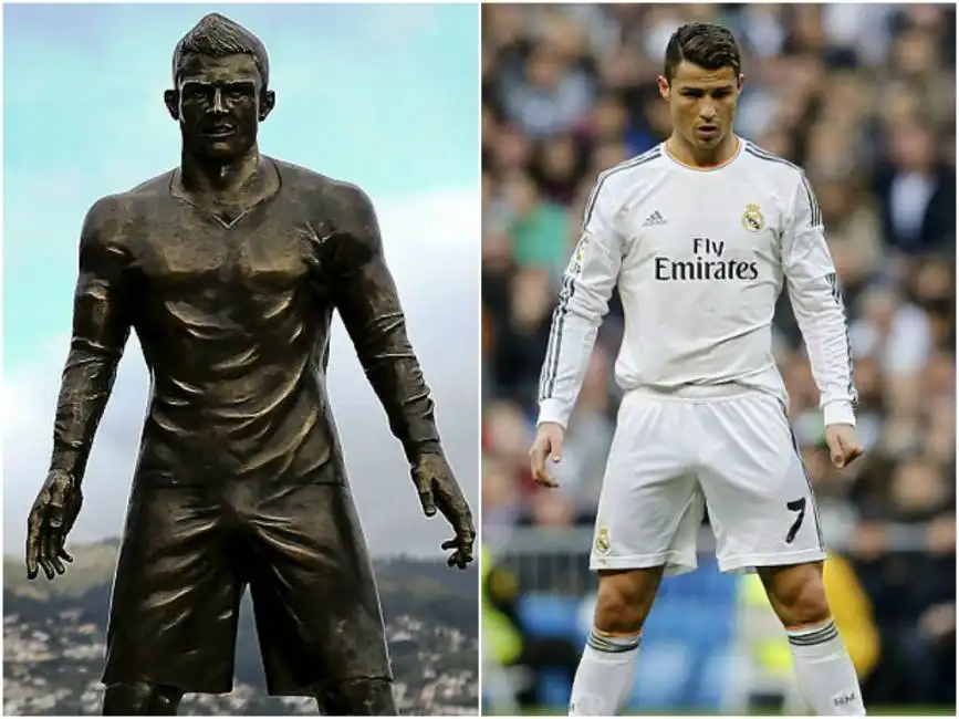 cristiano ronaldo statua