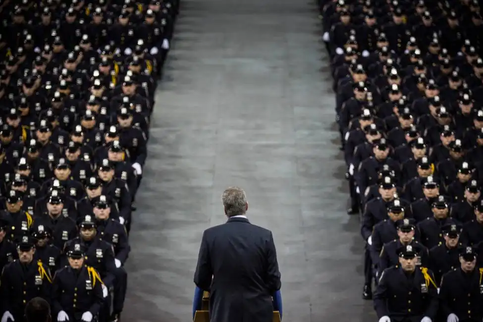 de blasio poliziotti new york nypd