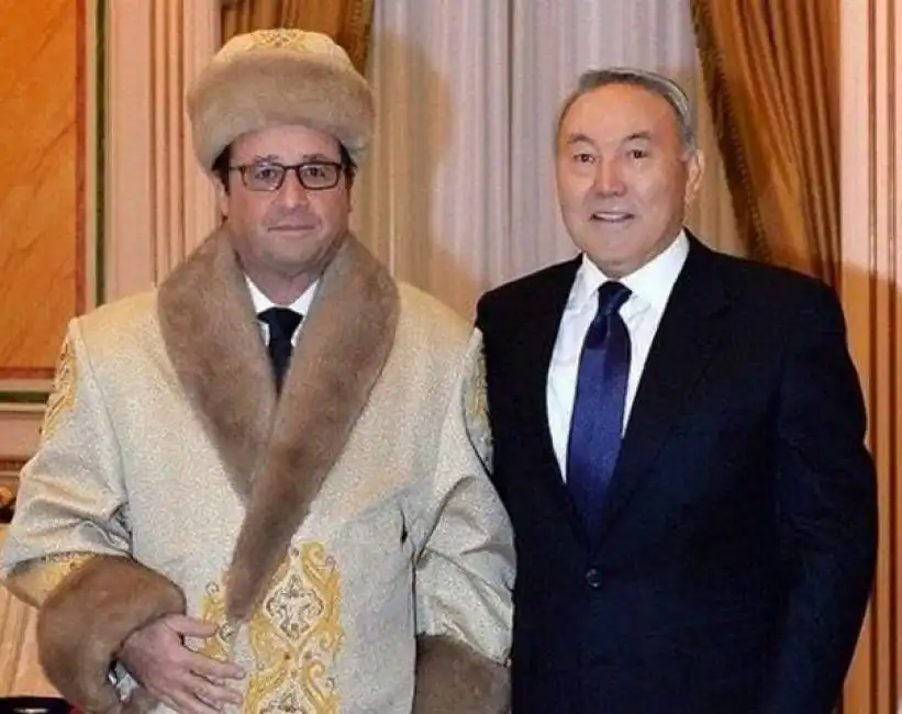 'incontro tra hollande e nazarbayev