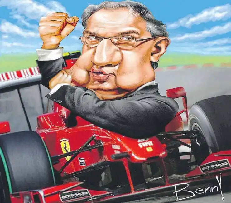 marchionne ferrari by benny