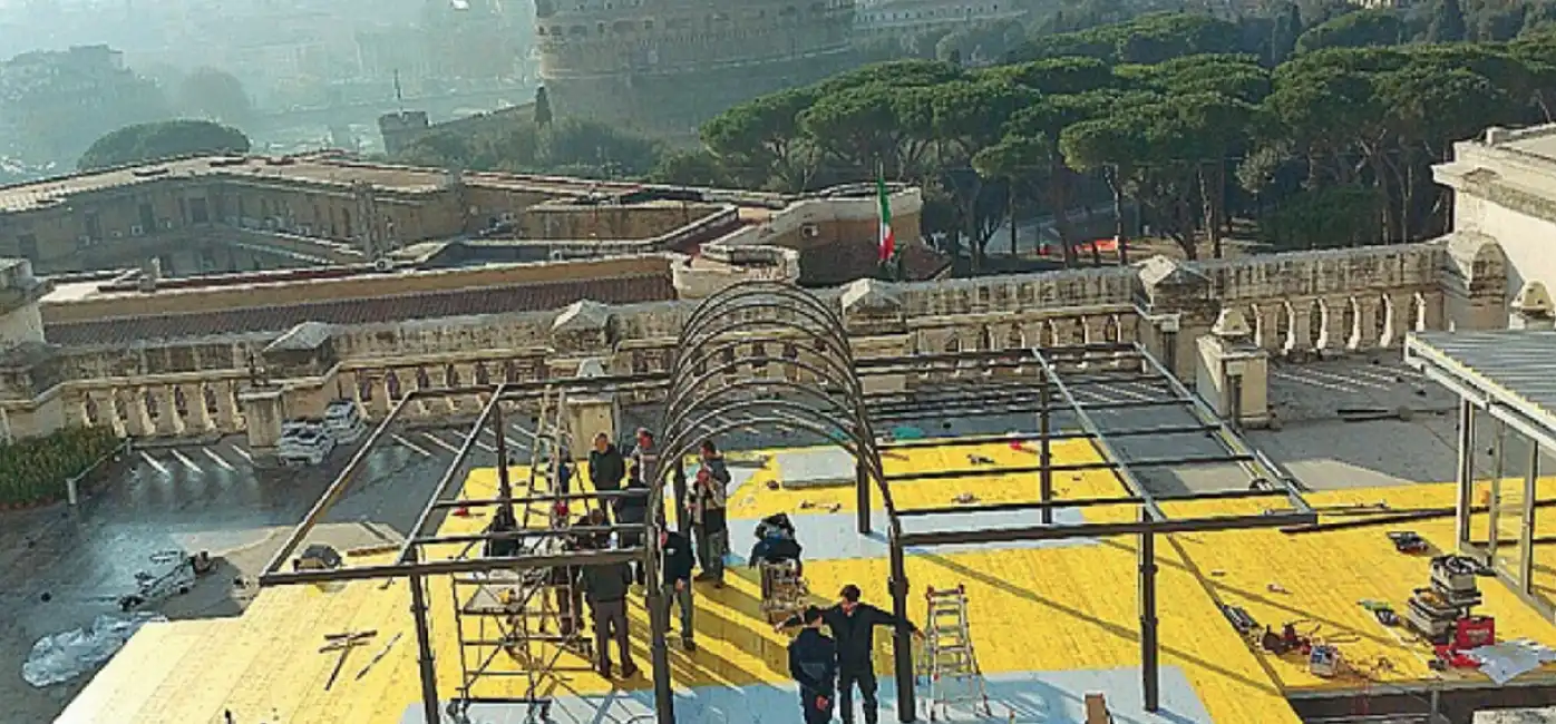 buvette panoramica sul tetto della cassazione