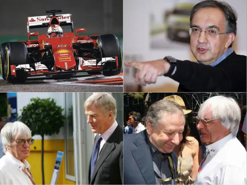 ferrari marchionne ecclestone