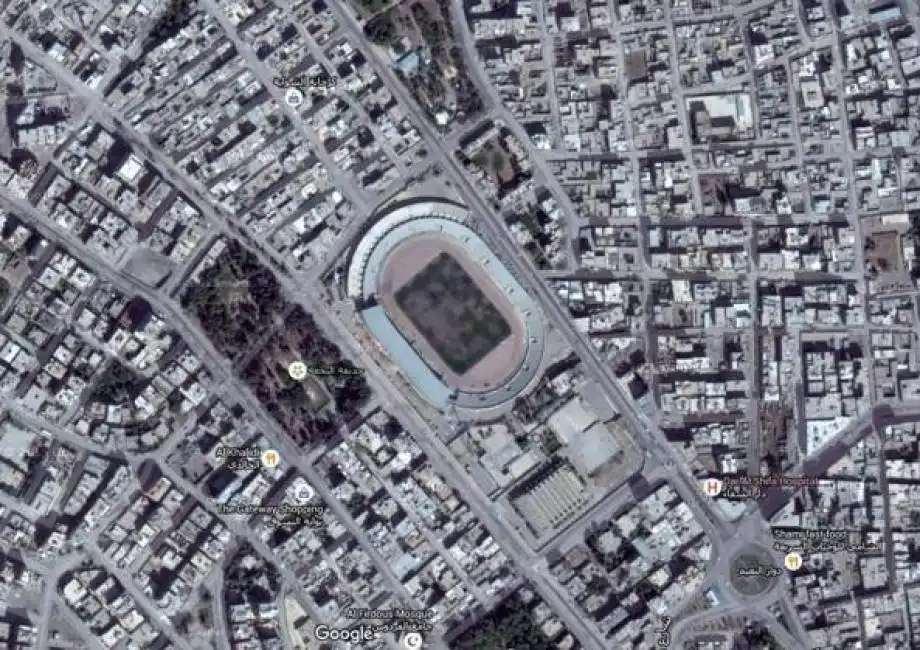 lo stadio di raqqa