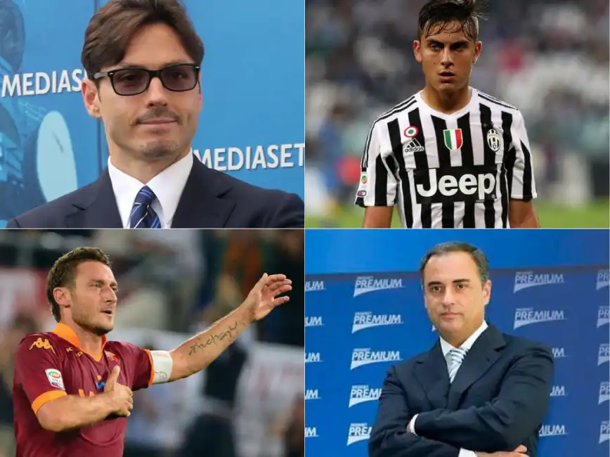 pier silvio berlusconi dybala piccinini totti