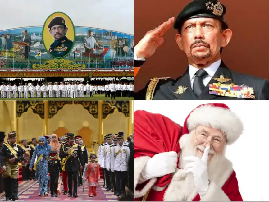 principe brunei babbo natale