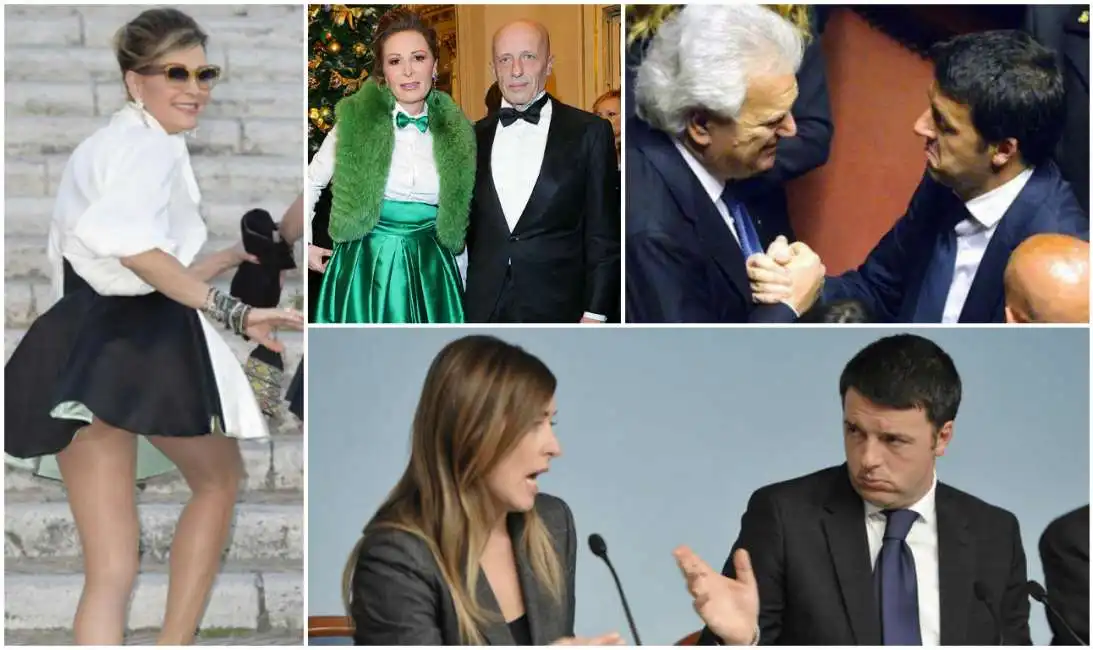 santanche sallusti renzi boschi verdini